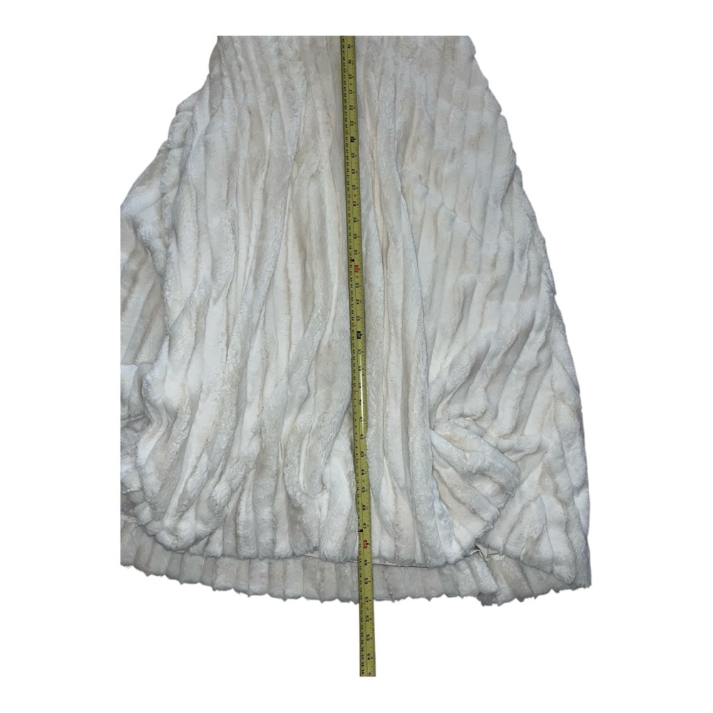 Vintage Womens’s Arctic fox White mink long coat custom made Should Be Size 6 - Picture 11 of 13
